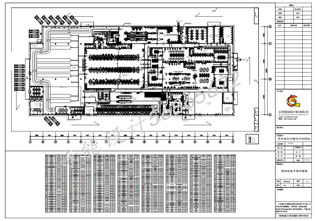 蘇州美年華中央廚房工程設計
