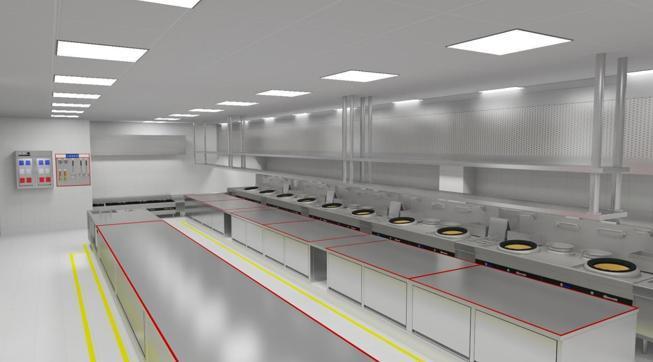 千盛源大酒店4D廚房設計