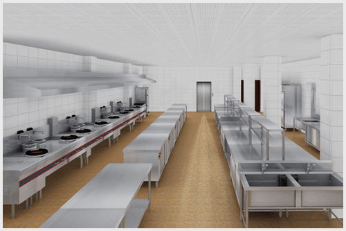 小飯店廚房布局設計方案-二