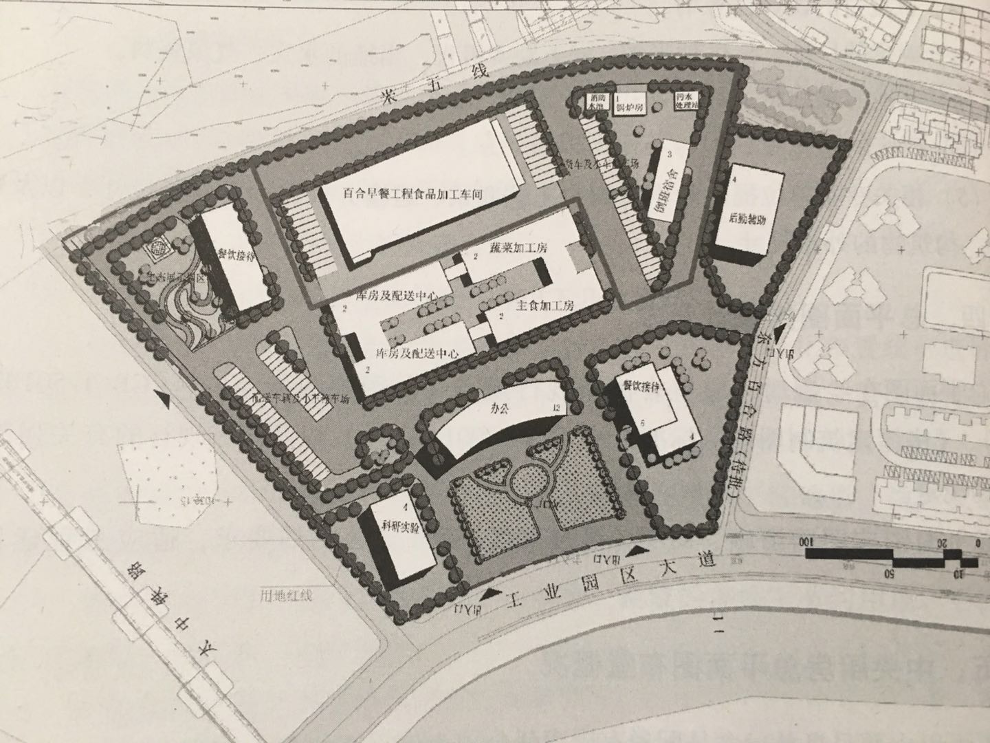 中央廚房平面設計規劃方案圖