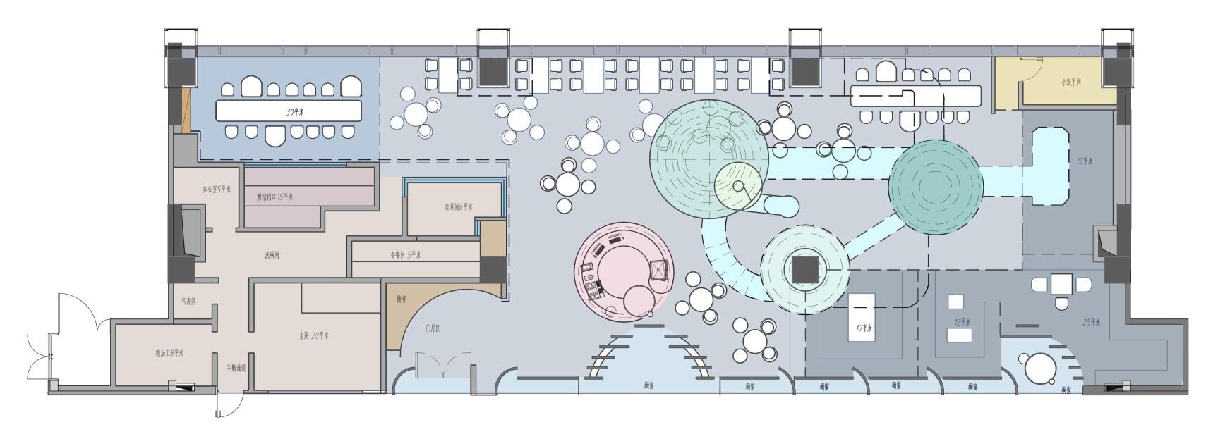 飯店廚房設計-餐廳與廚房面積占比